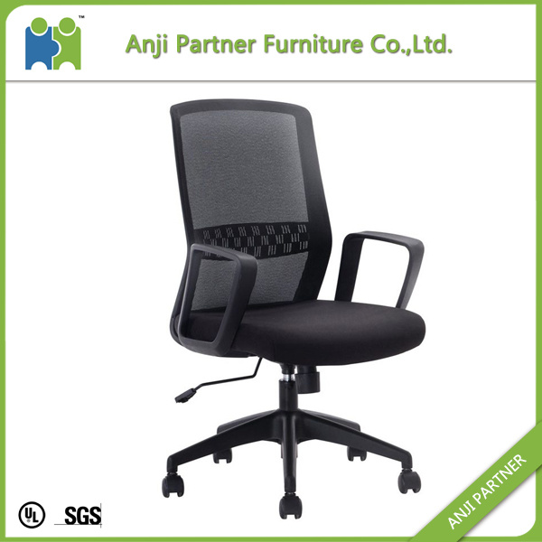 PP Armrest Design Office Furniture Mesh Black Chair (Murray)