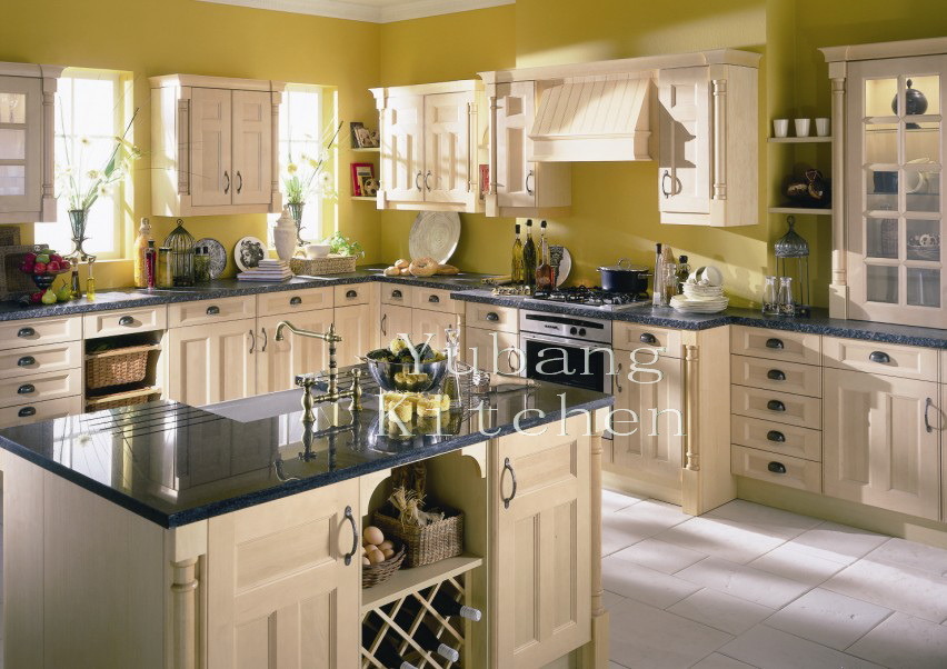 Hot Selling Solid Wood Kitchen Cabinet #266