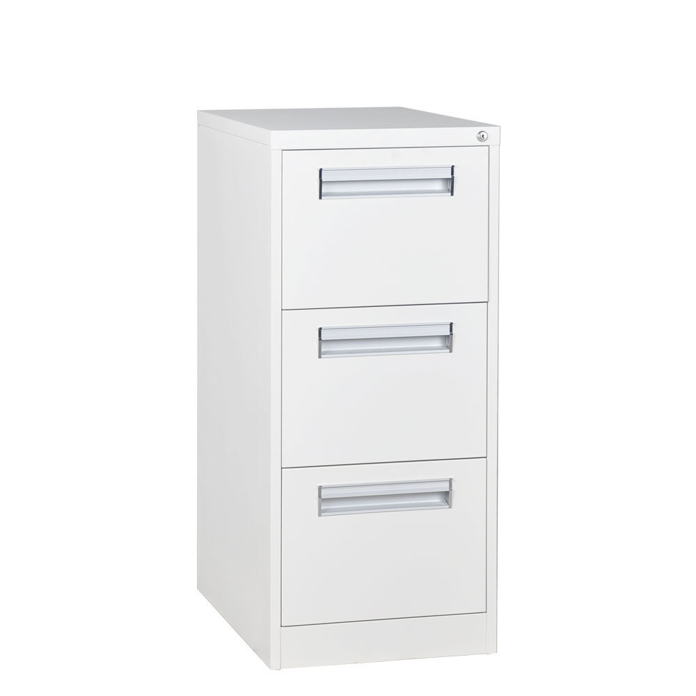 Vertical Three Drawers Steel Stoarge Locker Godrej A4 Folder Filing Cabinets