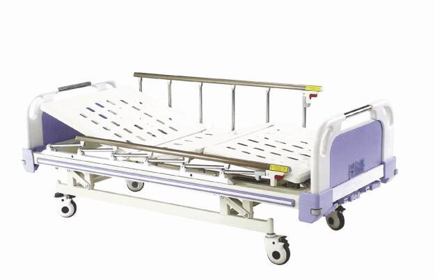 Three Cranks Hospital Nursing Bed, Manually Adjusted (XH-D-1)