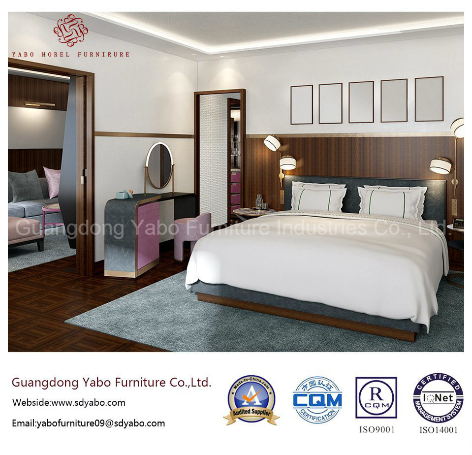 Simplify Hotel Furniture with Suite Bedroom Set for Sale (F-C-1)