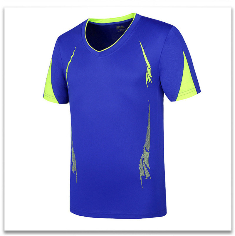 Men's V Neck Polyester T-Shirt