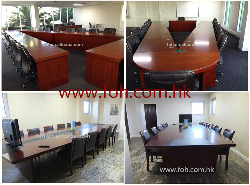 Office Boardroom Meeting Room Conference Table with Matching Chairs