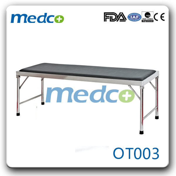 Medical Stainless Steel Hospital Examination Table for Patient   