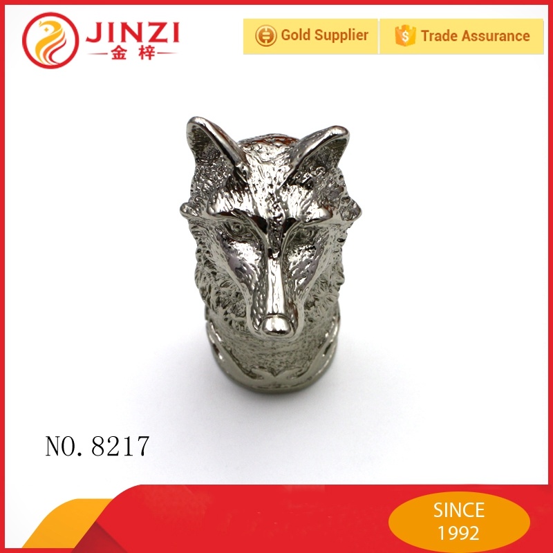 Hot Sale Metal Silver Fox Heads Quality Crafts