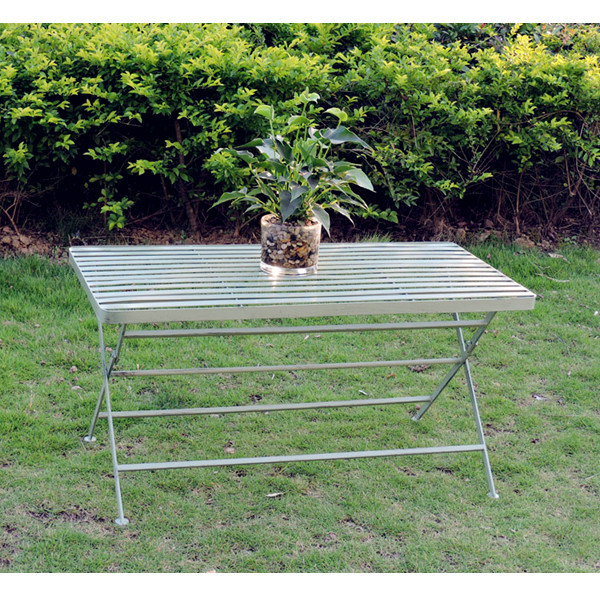 Wrought Iron Coffee Table Foldable