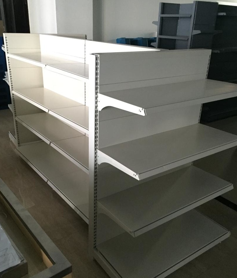 Top Quality Black Supermarket Gondola Shelving