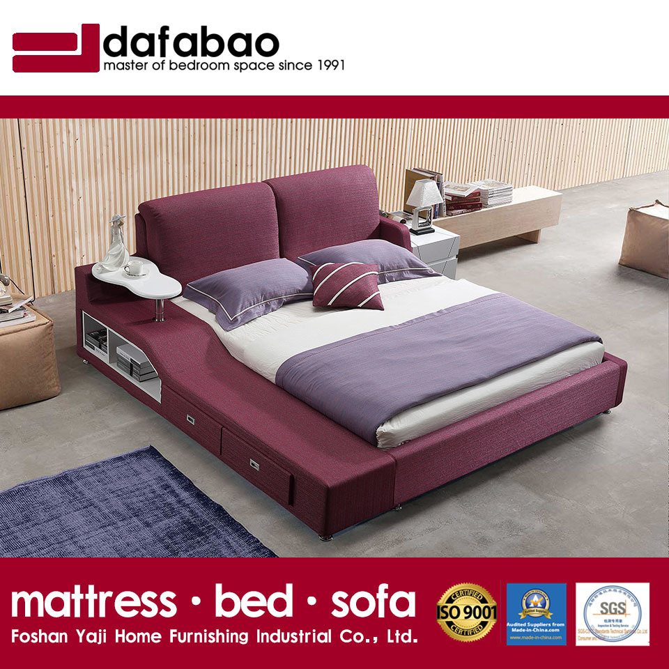 New Style Modern Tatami Fabric Bed for Bedroom Use (FB8036A)