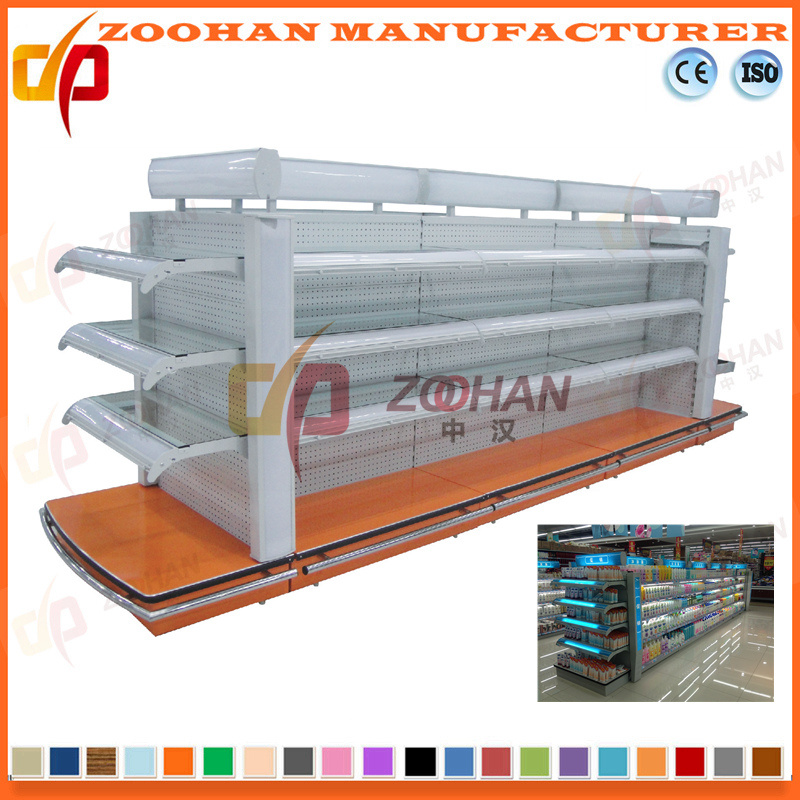 Manufactured Customized Metal Supermarket Cosmetic Shelf (Zhs235)