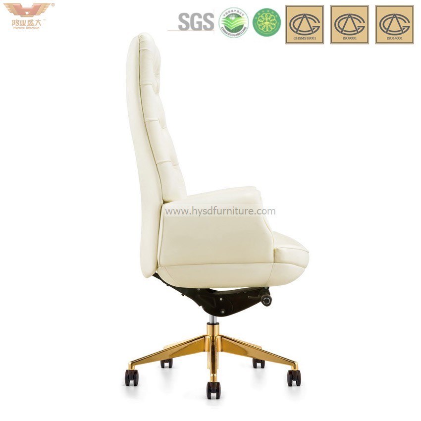 High Quality White Fashion Leather Office Chair