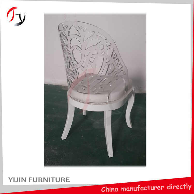 White Wooden Frame Lunch Hall Festival Chair (FC-51)