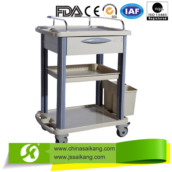 Ce Certification Luxury Hospital ABS Trolley for Treatment