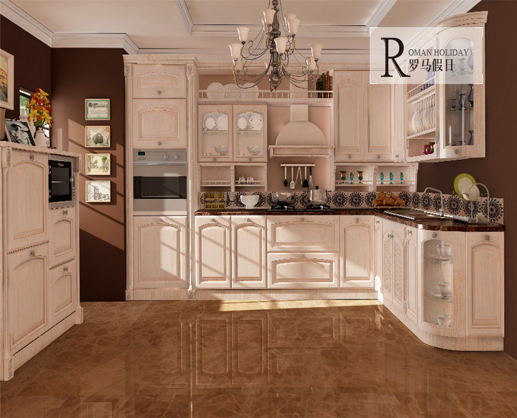 American White Oak Solid Wood Kitchen Cabinets