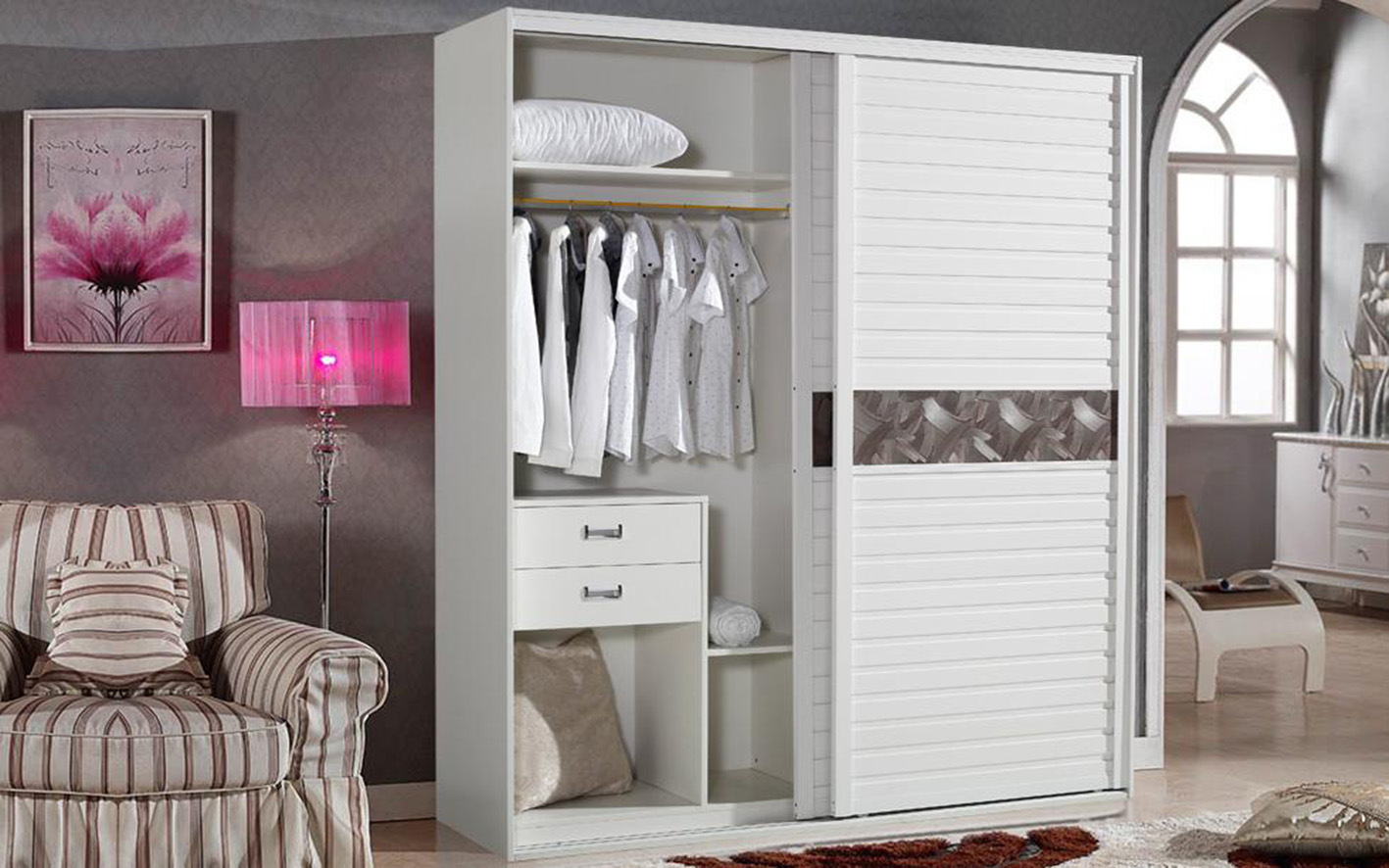 Living Room Home Furniture Wooden Wardrobe (zy-015)