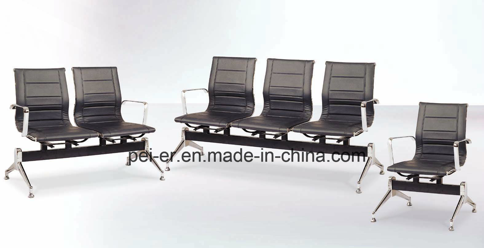 Office Leather Reception Visitor Public Airport Chair (F67-1)