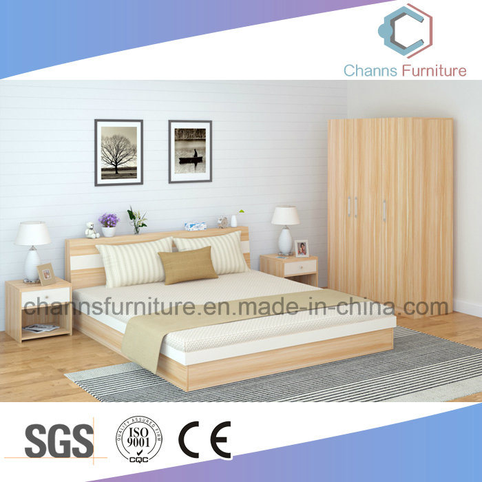 Modern Easy Assembled Bedroom Sets Furniture Wooden Bed