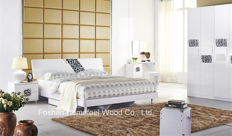 5 Pieces Fashion Wooden Bedroom Furniture Set