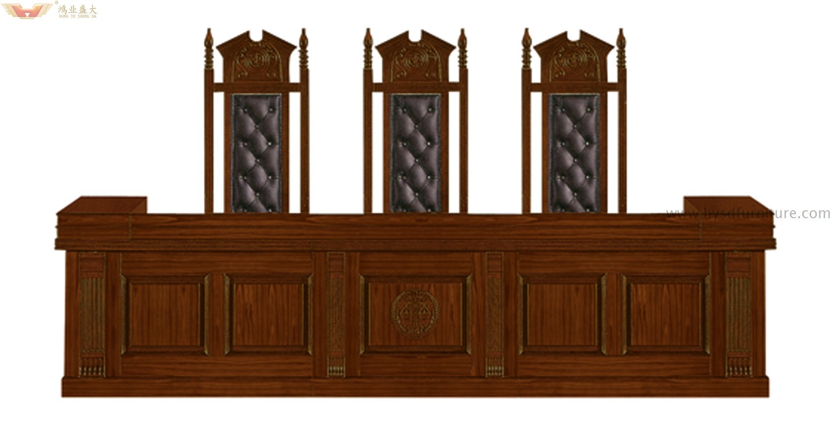 High Quality Court Judge Desk Table for Court