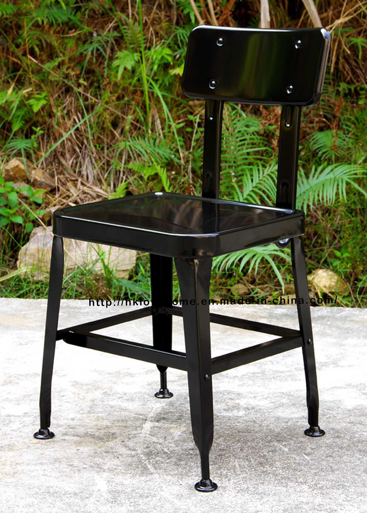 Metal Black Industrial Restaurant Dining Furniture Lyon Chair