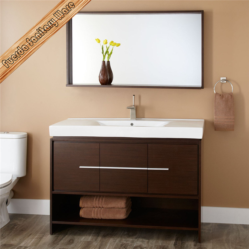 Fed-1254 Commercial Modern Design Single Sink Bathroom Vanity