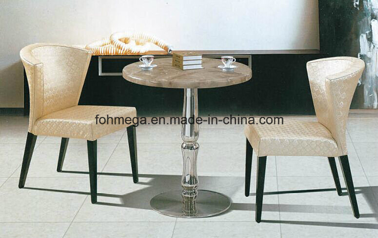 Singapore Round Artificial Marble Restaurant Dining Table