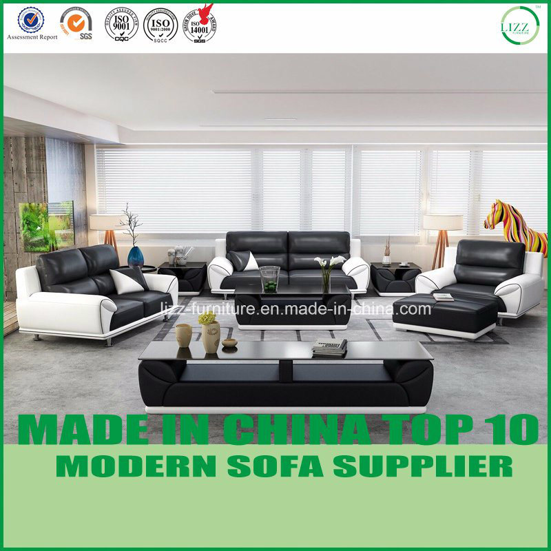 Contemporary Miami Living Room Furniture Leather Sectional Sofa