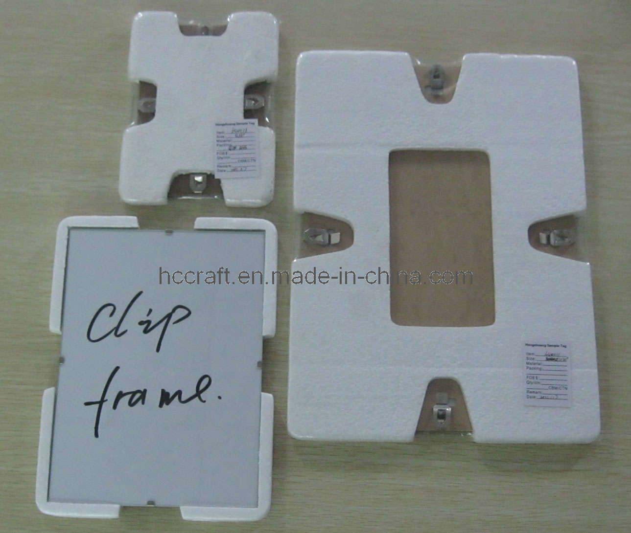 Clip Glass Photo Frame for Home Decoration (640011)