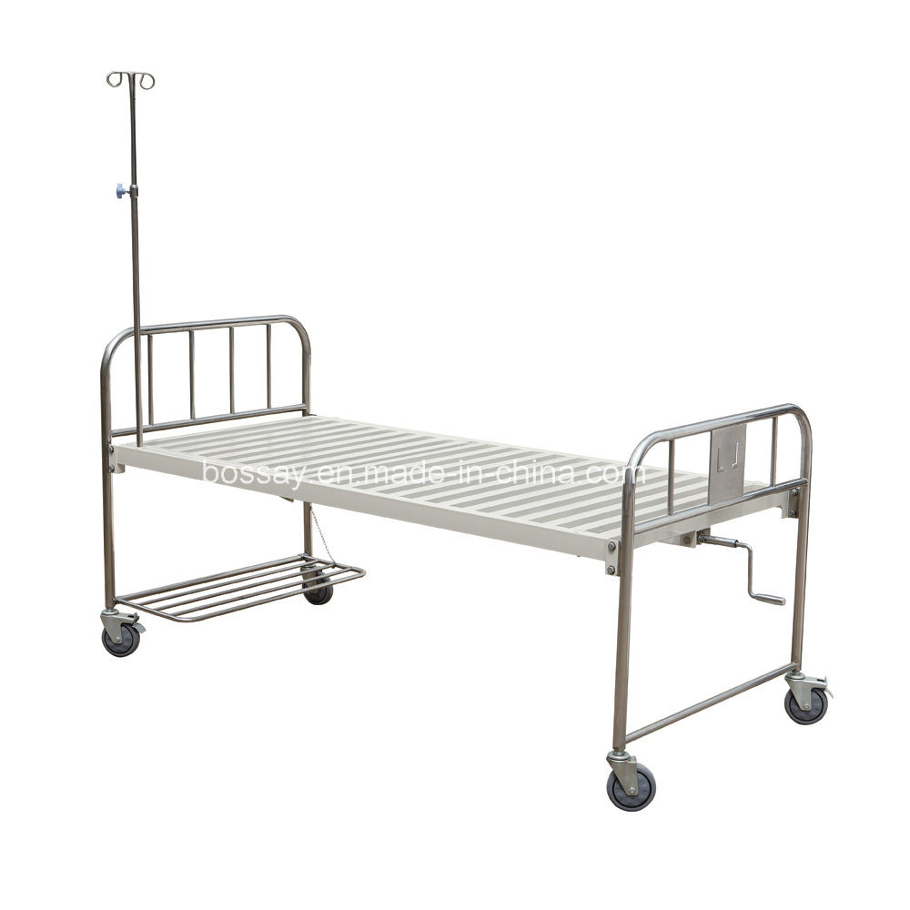 Manual 1 Crank Hospital Beds Simple Beds for Patient (BS-816)