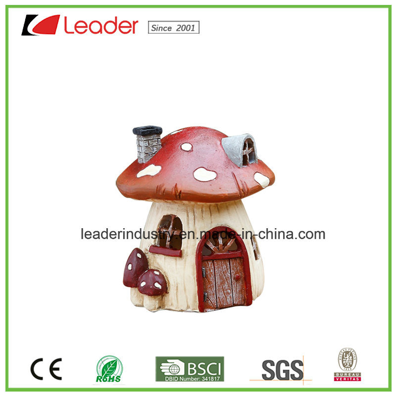 New Fairy Miniature Garden Mushroom House Statue for Home and Garden Decoration