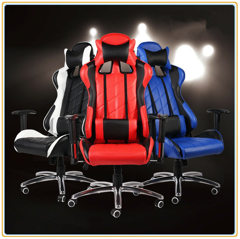 Wcg Colorful Leather High Back Office Racing Gaming Chair