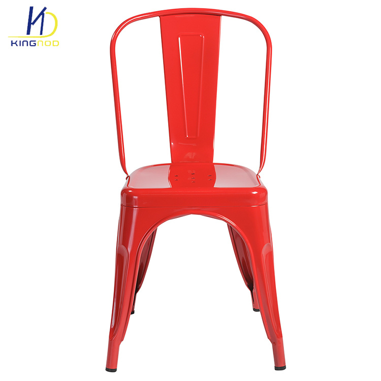 Competitive Price Steel Iron Frame Vintage Dining Tolix Metal Chair