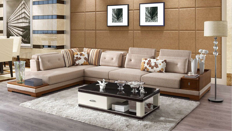 High Quality Fabric Sofa for Home Living Room Furniture (HC1105A)