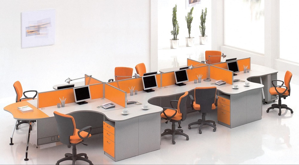 Office Furniture Manufacturer Modern Wood Office Cubicles Workstation (SZ-WST663)