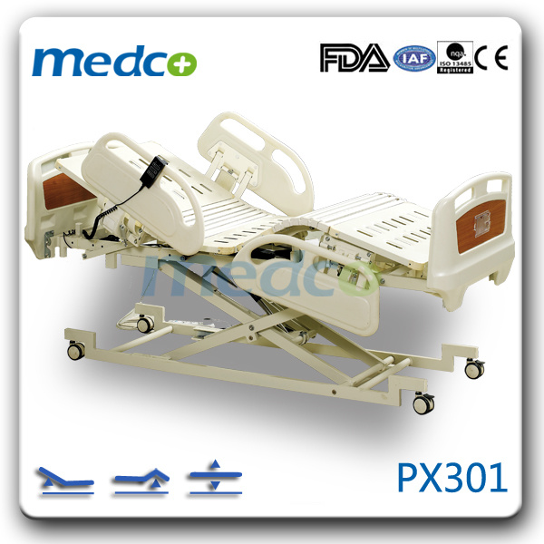 Ultra-Low Three Function Electric Hospital Patient Care Bed