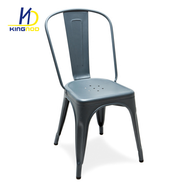 2018 Modern Design Metal Painted Colorful Cafe Meeting Use Restaurant Iron Chair