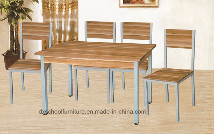 Steel Frame Home Furniture Dining Table and Chair