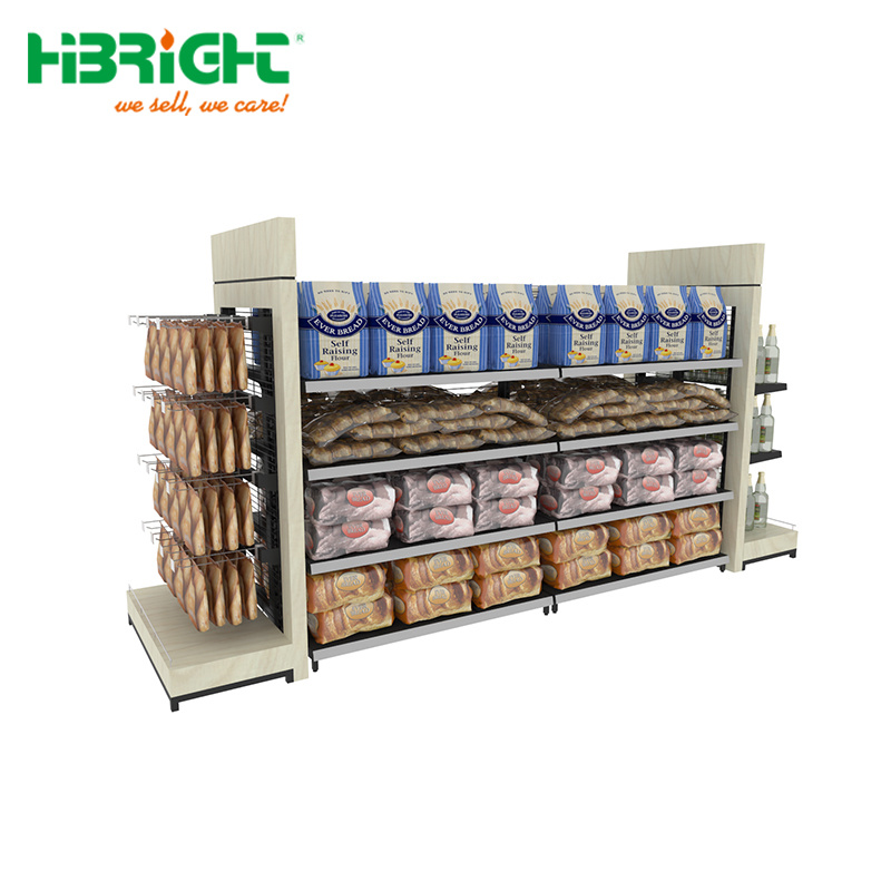 Hypermarket Luxury Gondola Display Shelving Supermarket Shelf