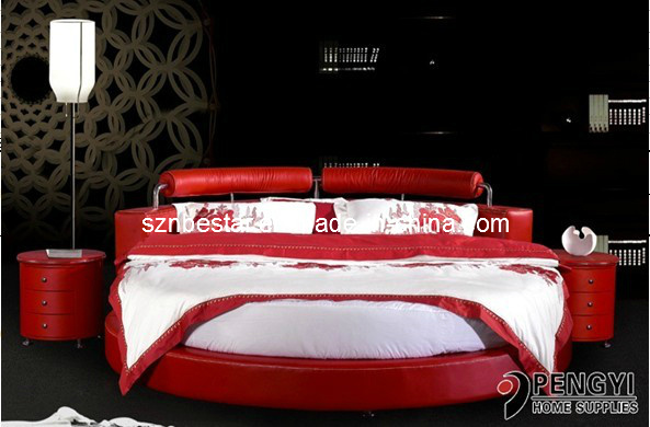 Sexy Soft Round Bed for Adult, Bedroom Furniture