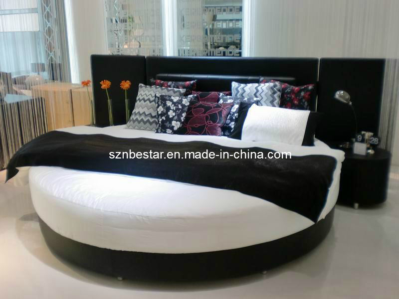 Modern Soft Round Bed, Soft Bed, Simple Design