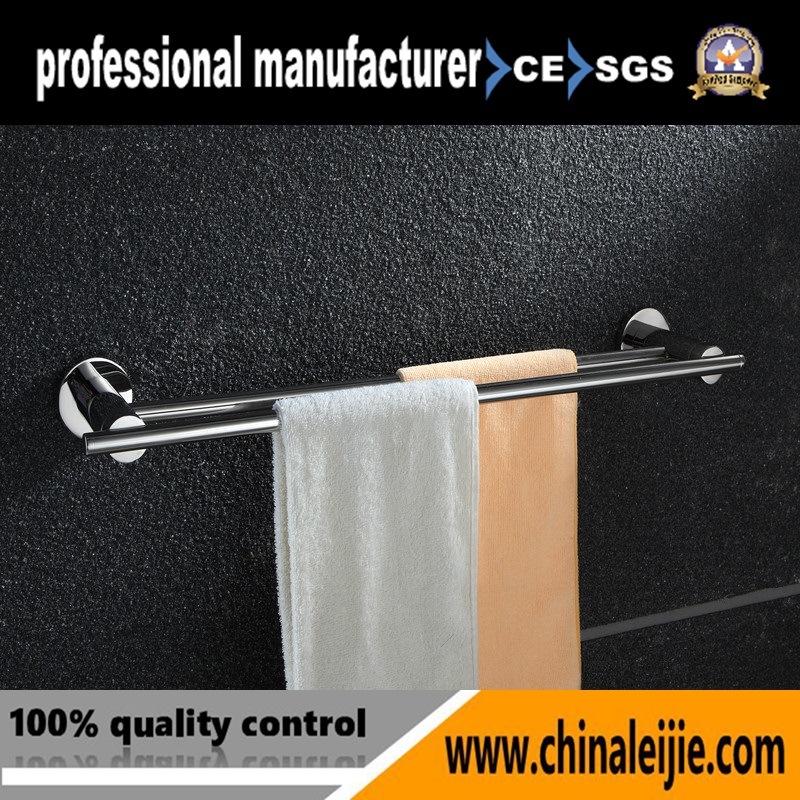 555 Series Newest Durable Bathroom Fittings Double Towel Bar Wholesale