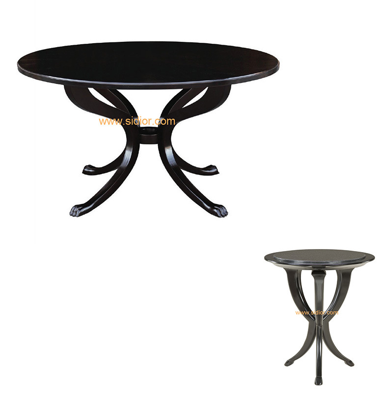 (CL-5512) Luxury Hotel Restaurant Public Furniture Wooden Center Table