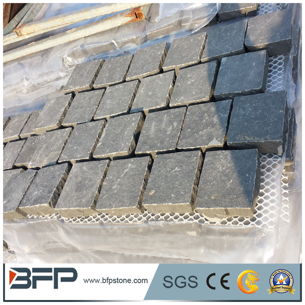 Basalt Cobble Stone Cube Stone for Walkway Paving