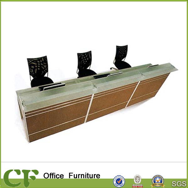 Modern Customized Office Desk Tall Wooden Cheap Reception Desk