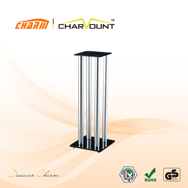 Tempered Glass Stand Speaker Black (CT-SS-32B)