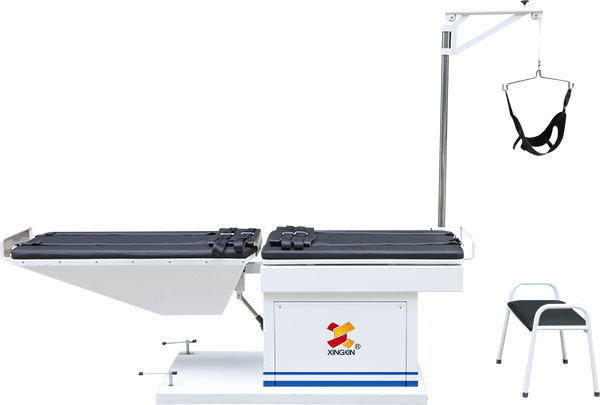 Computer Controlled 3D Lumbar and Neck Traction Table