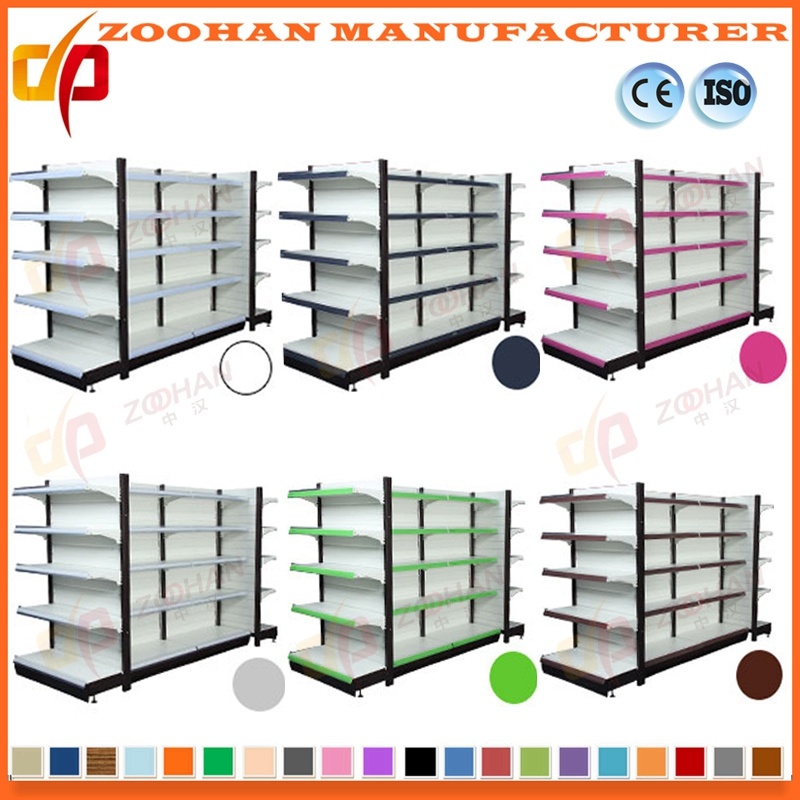 Industrial Shelving Metal Wall Shelves Supermarket Gondola Display Shelf (Zhs433)