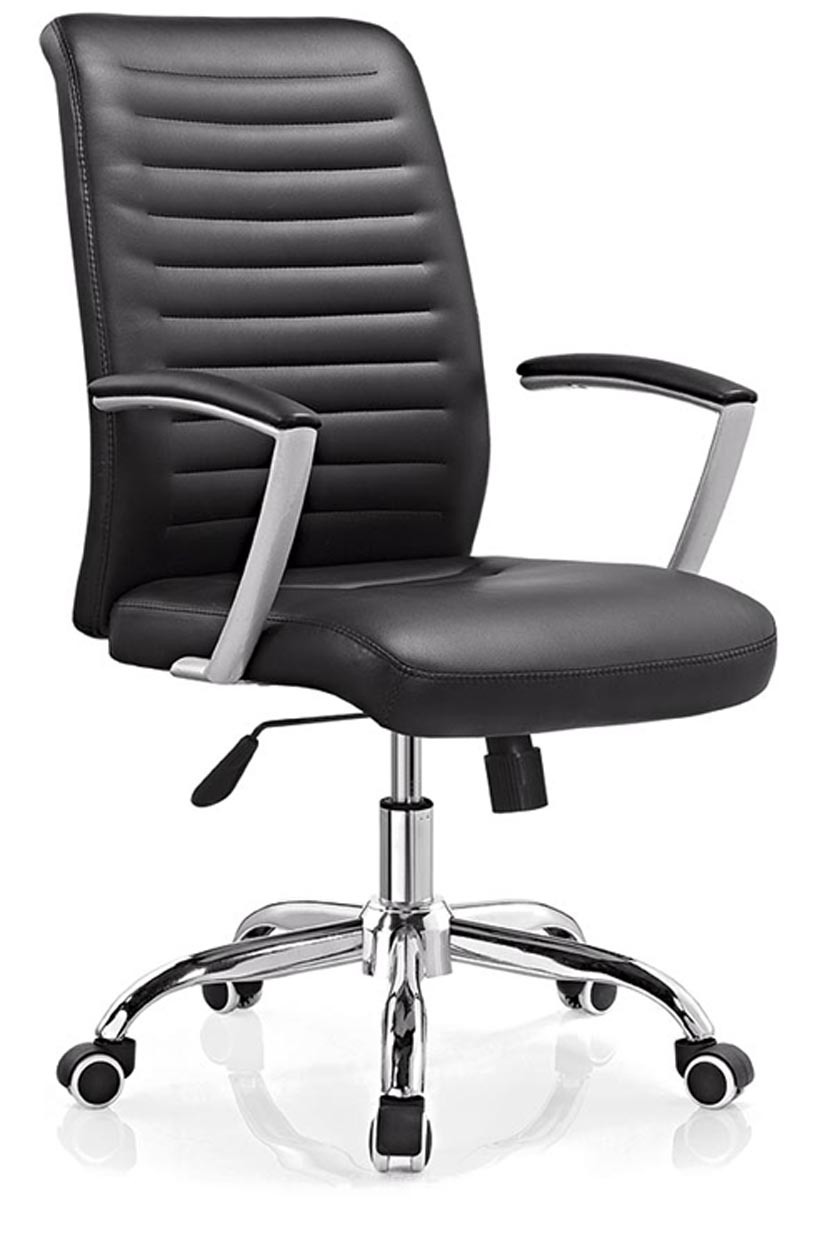 Hot Sale Middle Back Swivel Leather Meeting Office Conference Chair (HF-B1547)