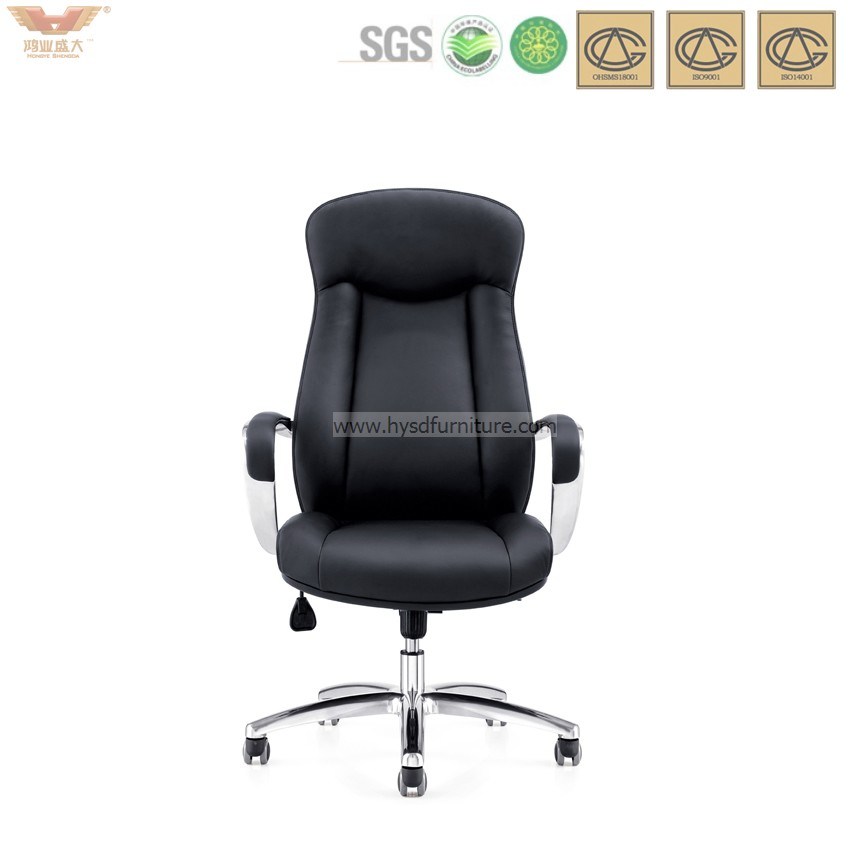 Leather Chair with Armrest Modern Office Executive Chair