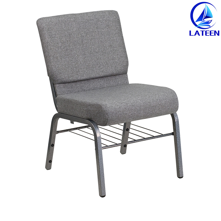 China Theater Furniture Stacking Metal Church Chair for Sale