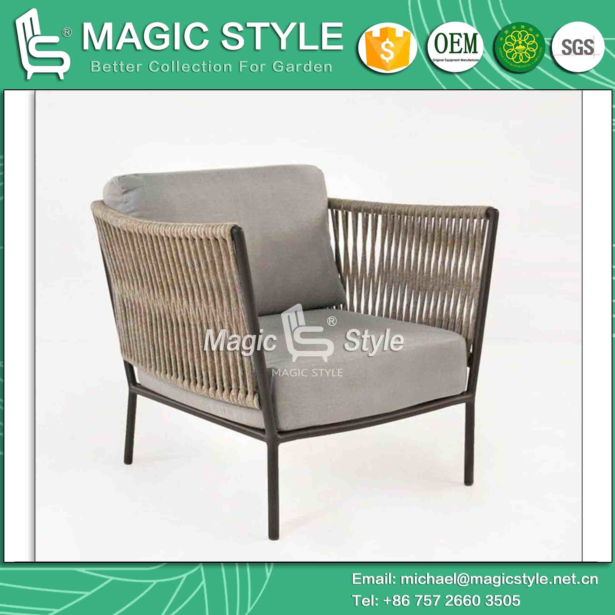 Leisure Sofa Modern Sofa Sofa Set Garden Sofa Coffee Sofa Tape Weaving Sofa Bandage Sofa (Magic Style)